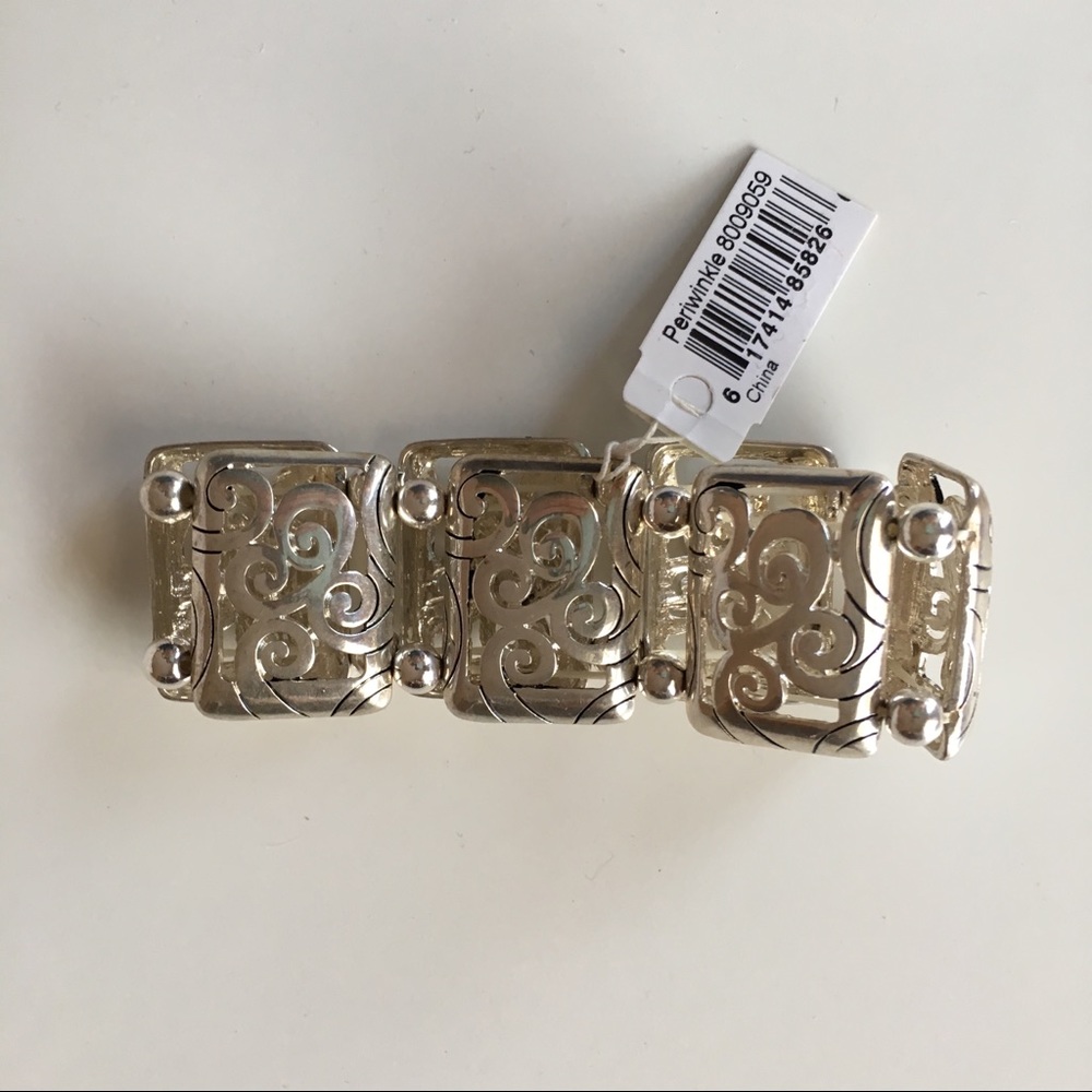 Stretch silver bracelet